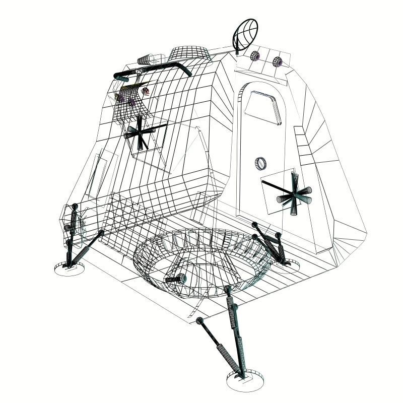 Lost In Space Pod 3D Model 3D model_1