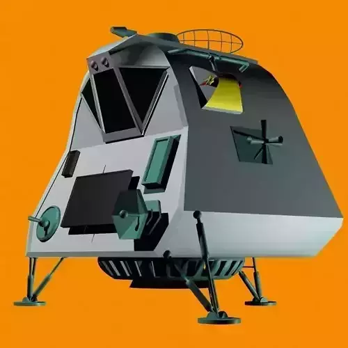 Lost In Space Pod 3D Model 3D model
