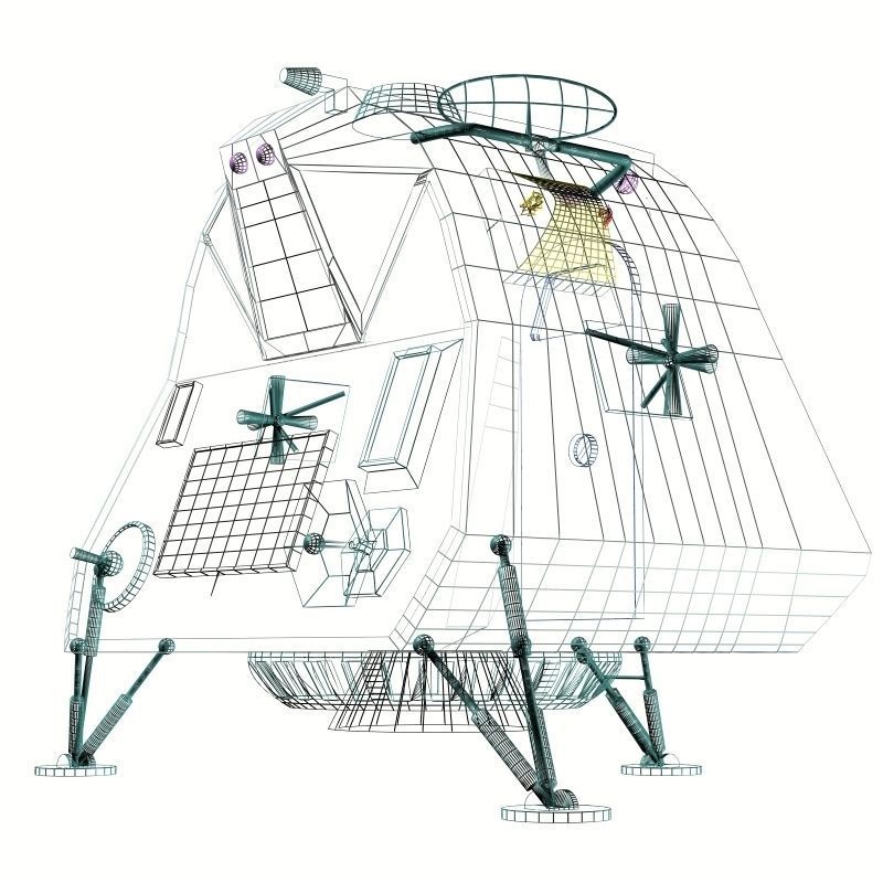 Lost In Space Pod 3D Model 3D model_3