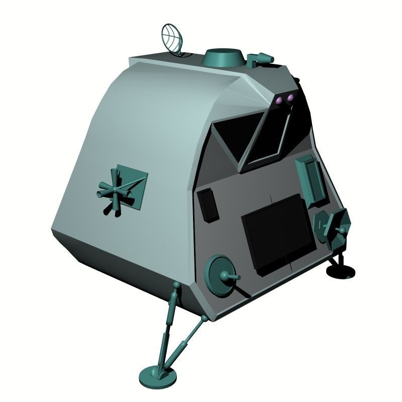 Lost In Space Pod 3D Model 3D model_2