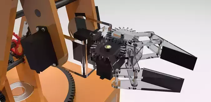 5-AXIS ROBOTIC ARM Free 3D model