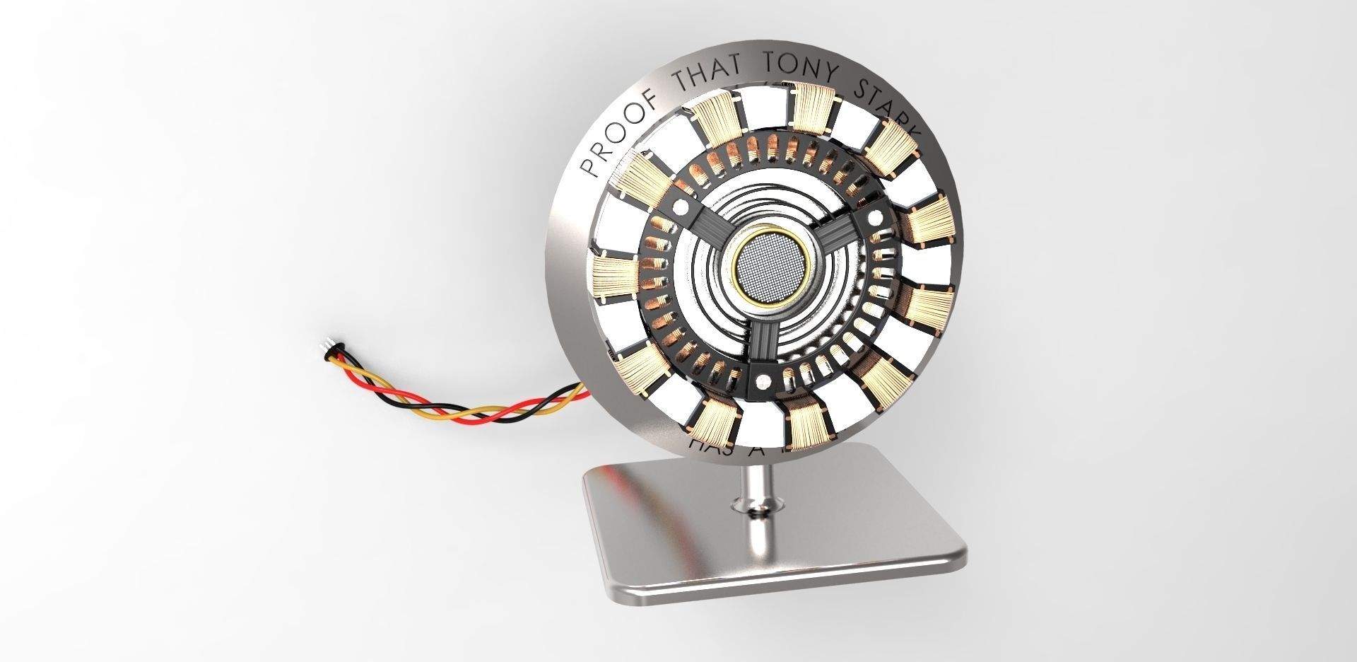 Iron Man Arc Reactor Mark I Free 3D model_2