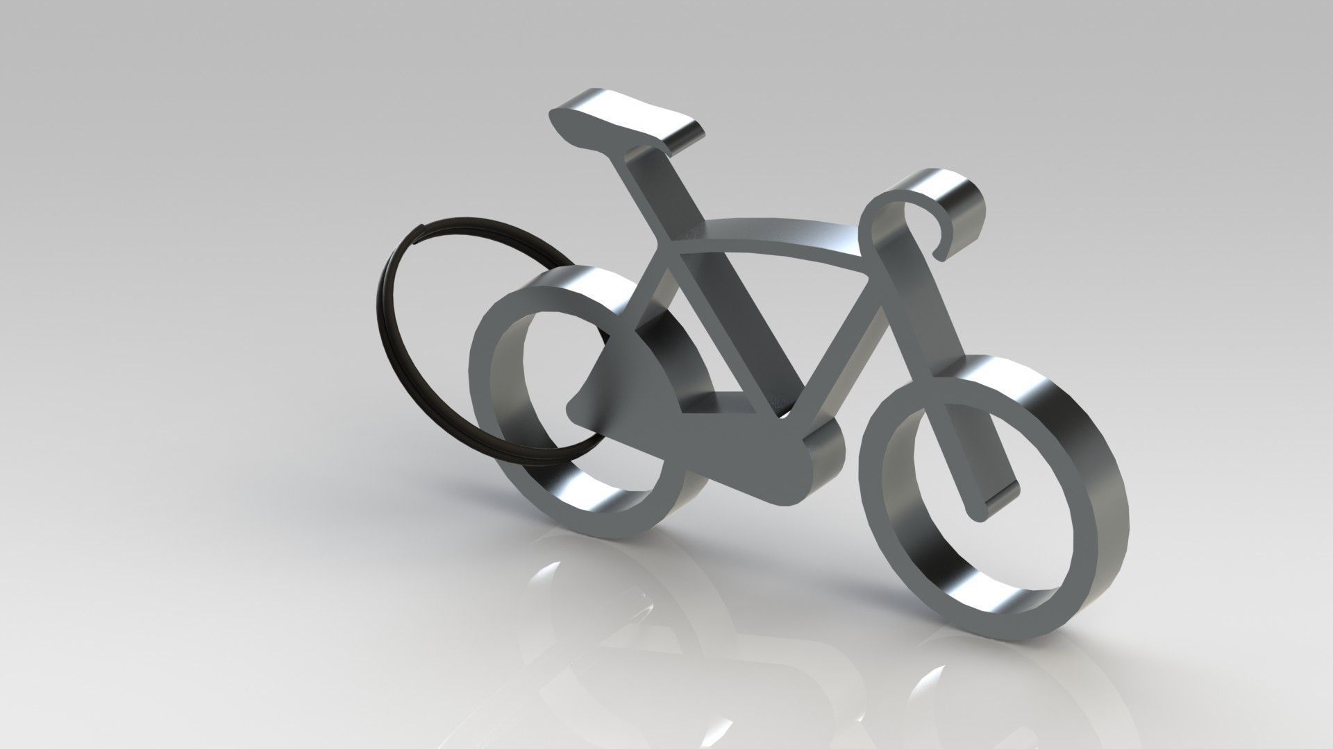 Bicycle Key Ring free 3D model CGTrader