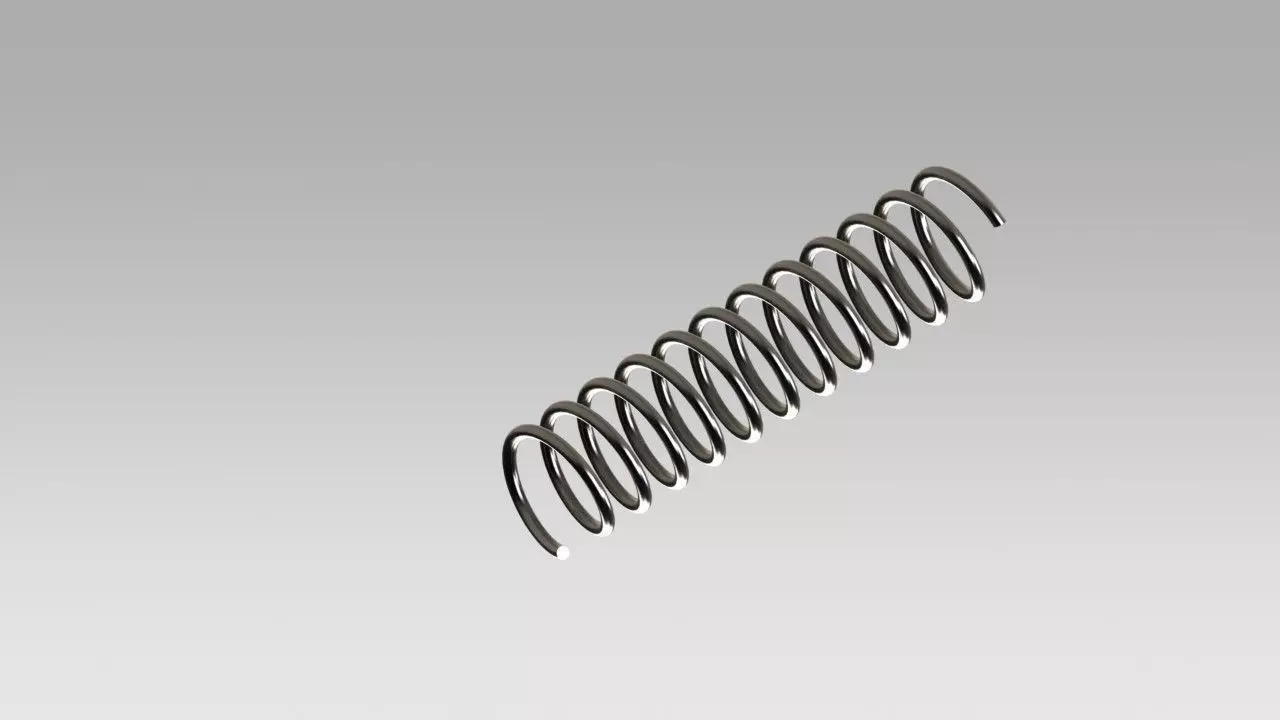 Spring Free 3D model