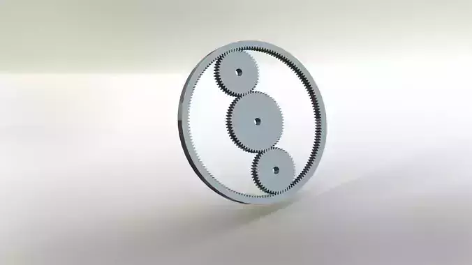Epicyclic Gear Free 3D model