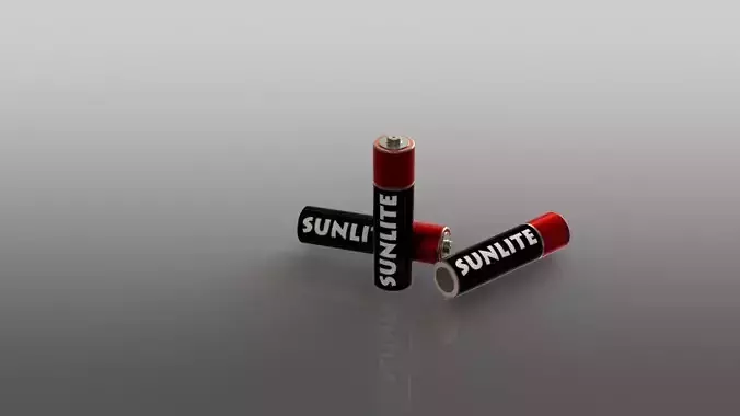 Sunlite Pencil Battery Free 3D model
