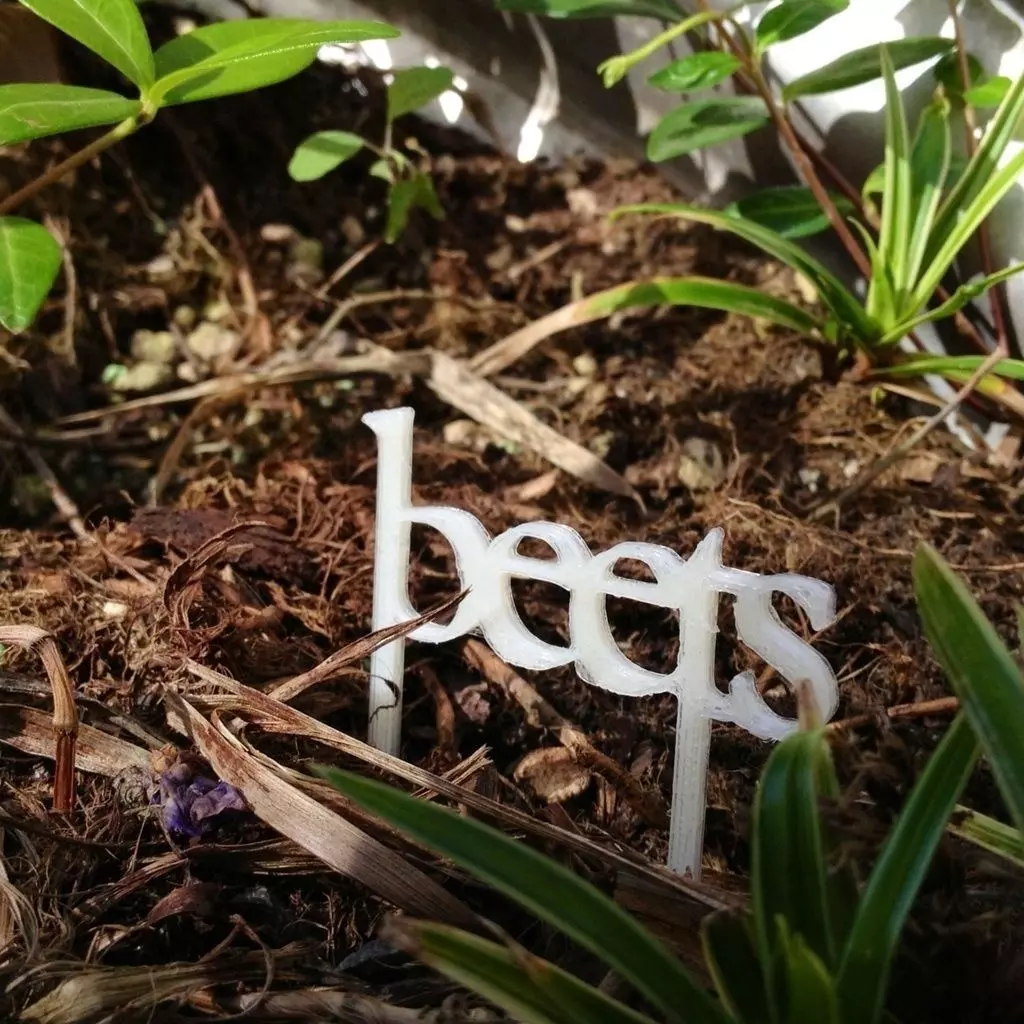 Vegetable Garden Signs Free 3D print model