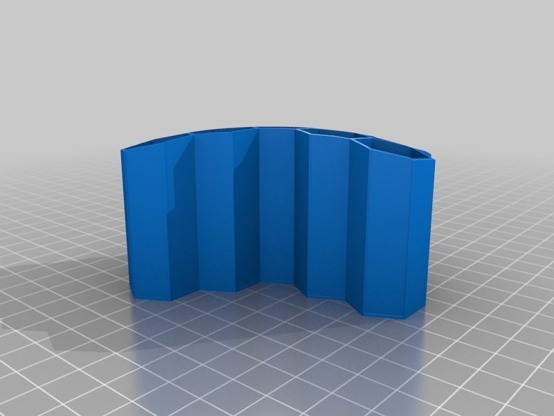 Honeycomb Pencil Holder Free 3D print model_3