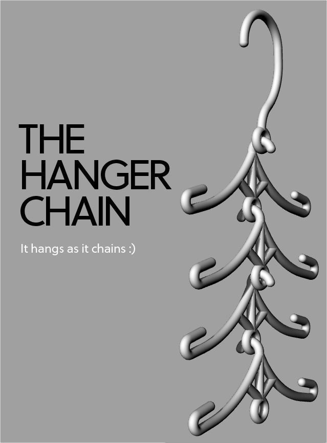 The Hanger Chain  Free 3D print model_4