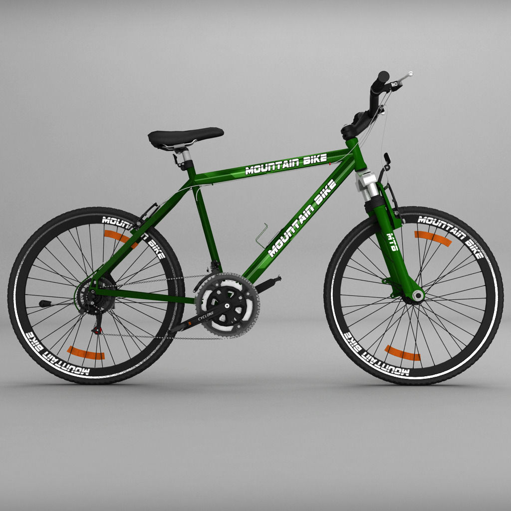 Mountain Bike MTB 3D model_8