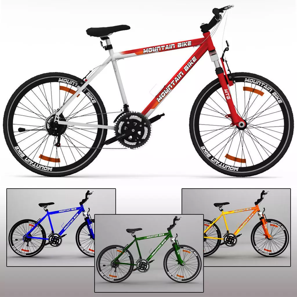 Mountain Bike MTB 3D model_0