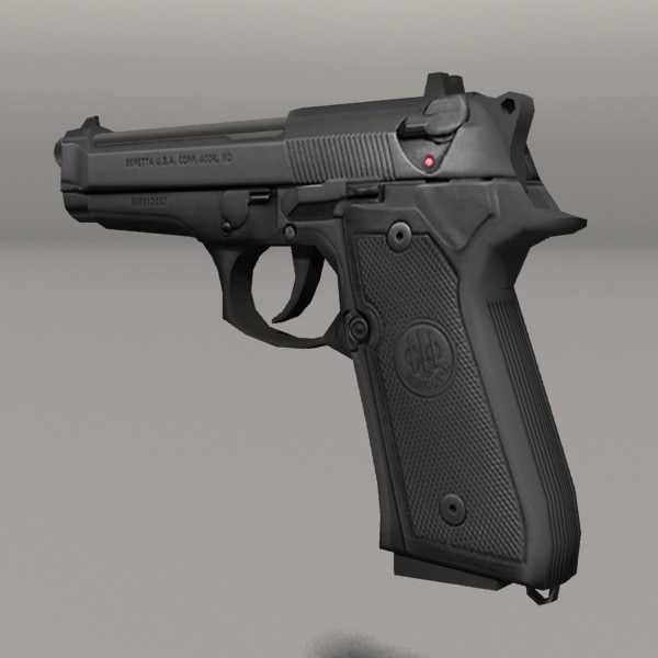 Modern Soldiers Us Soldier 2 and M4 Low-poly 3D model_7