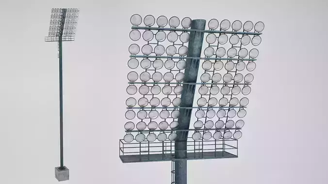 Stadium light rounded large