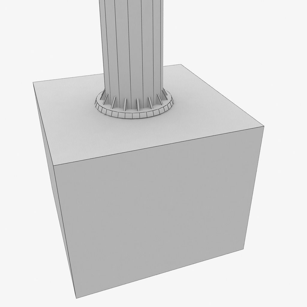 Stadium light lux large box 3D model_10