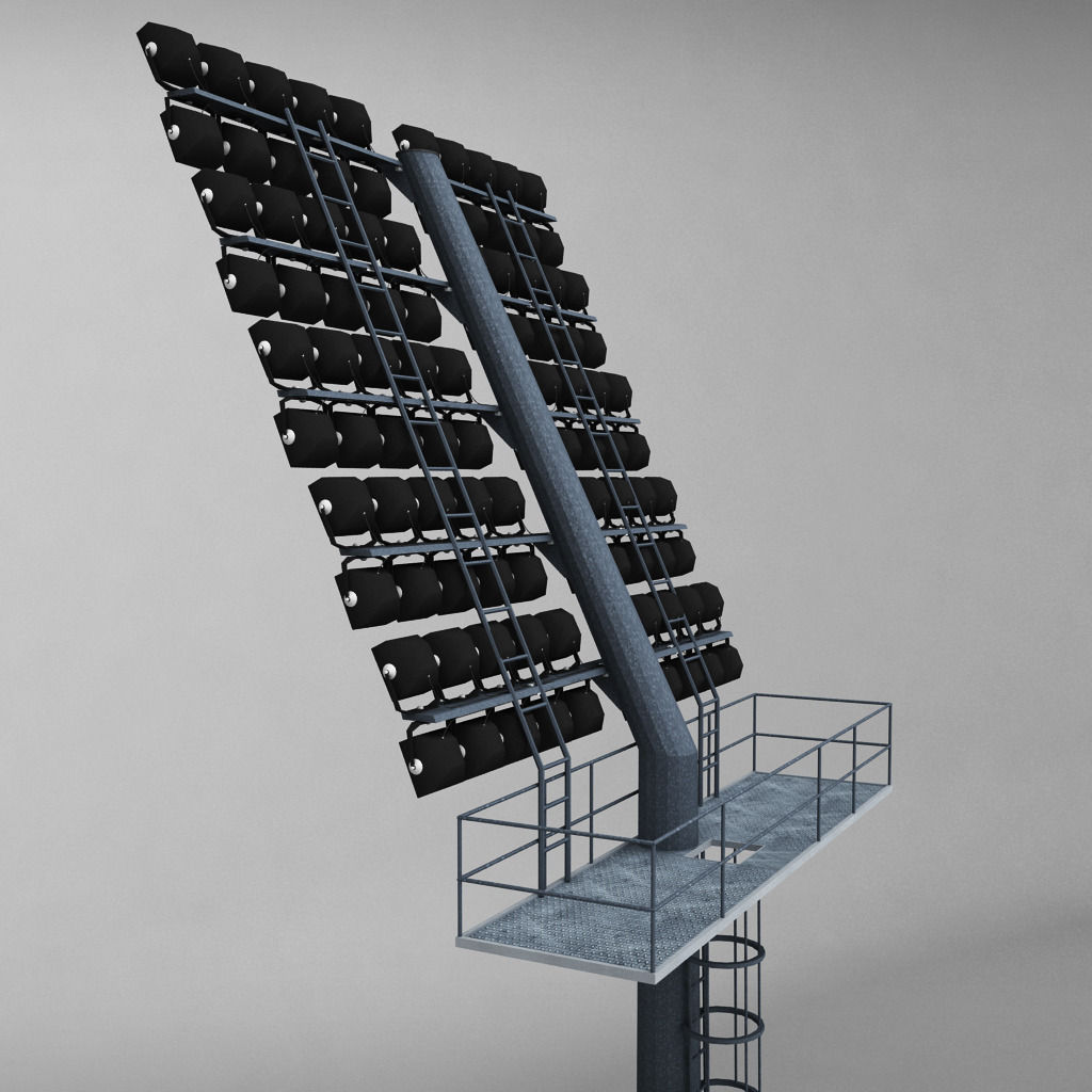 Stadium light lux large box 3D model_5