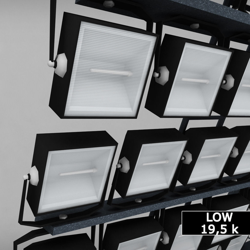 Stadium light lux large box 3D model_14