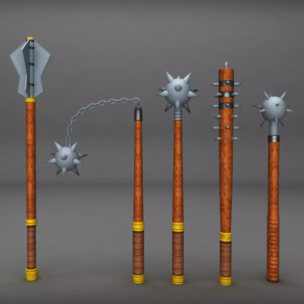 Medieval weapon pack 3D model