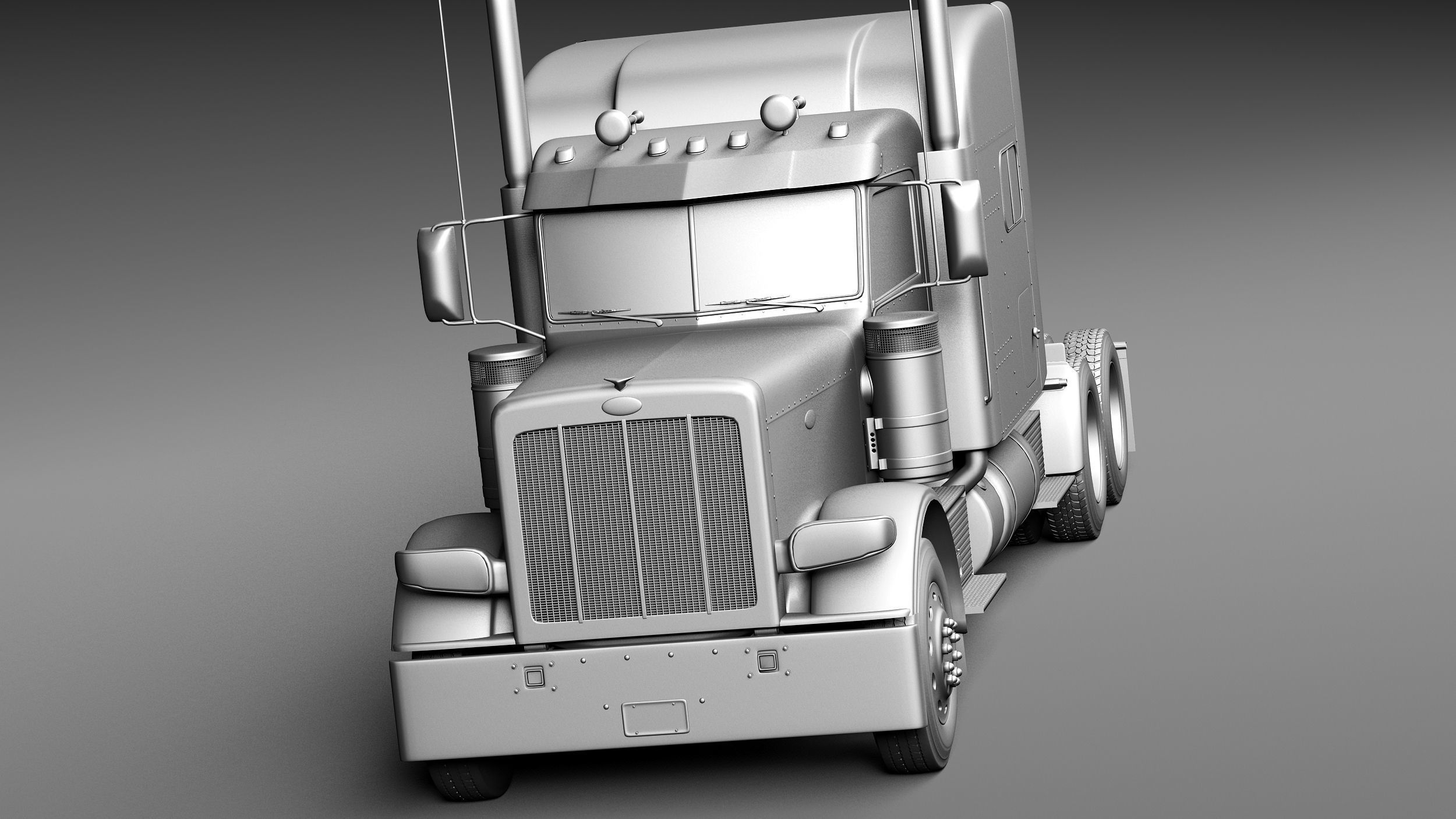 Peterbilt 389 Sleeper Cab 2015 3D model_9