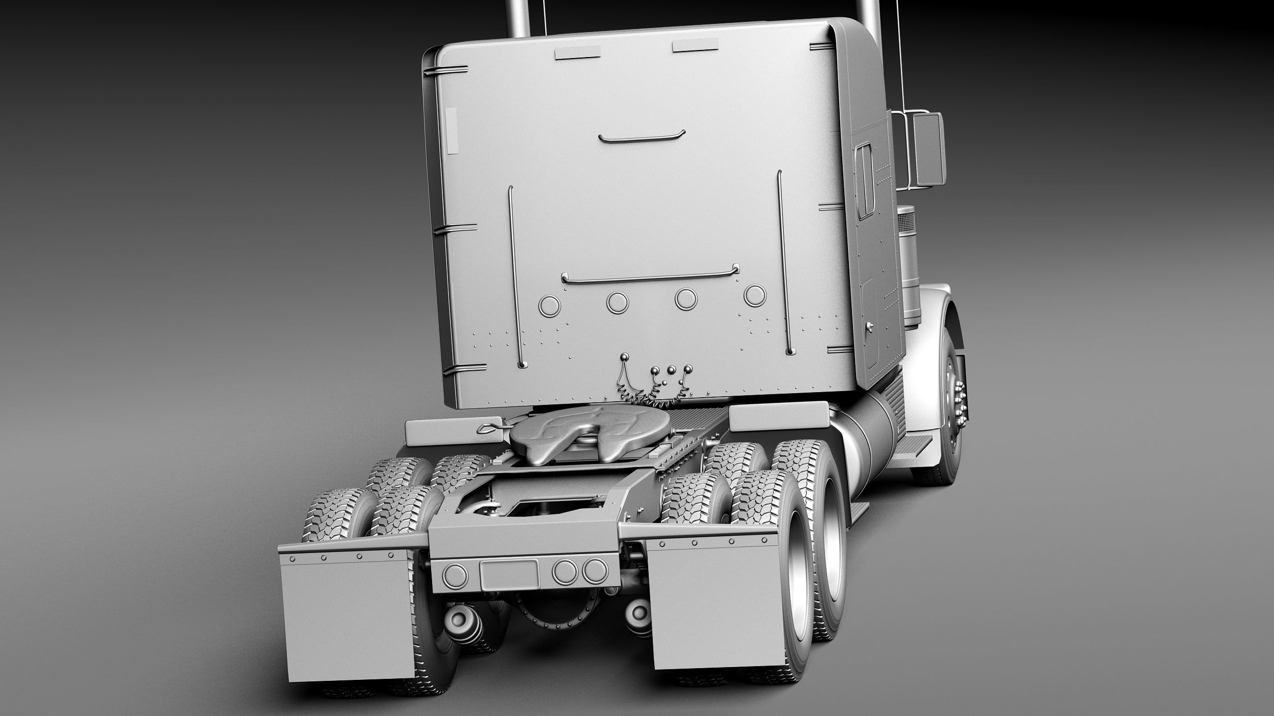 Peterbilt 389 Sleeper Cab 2015 3D model_13