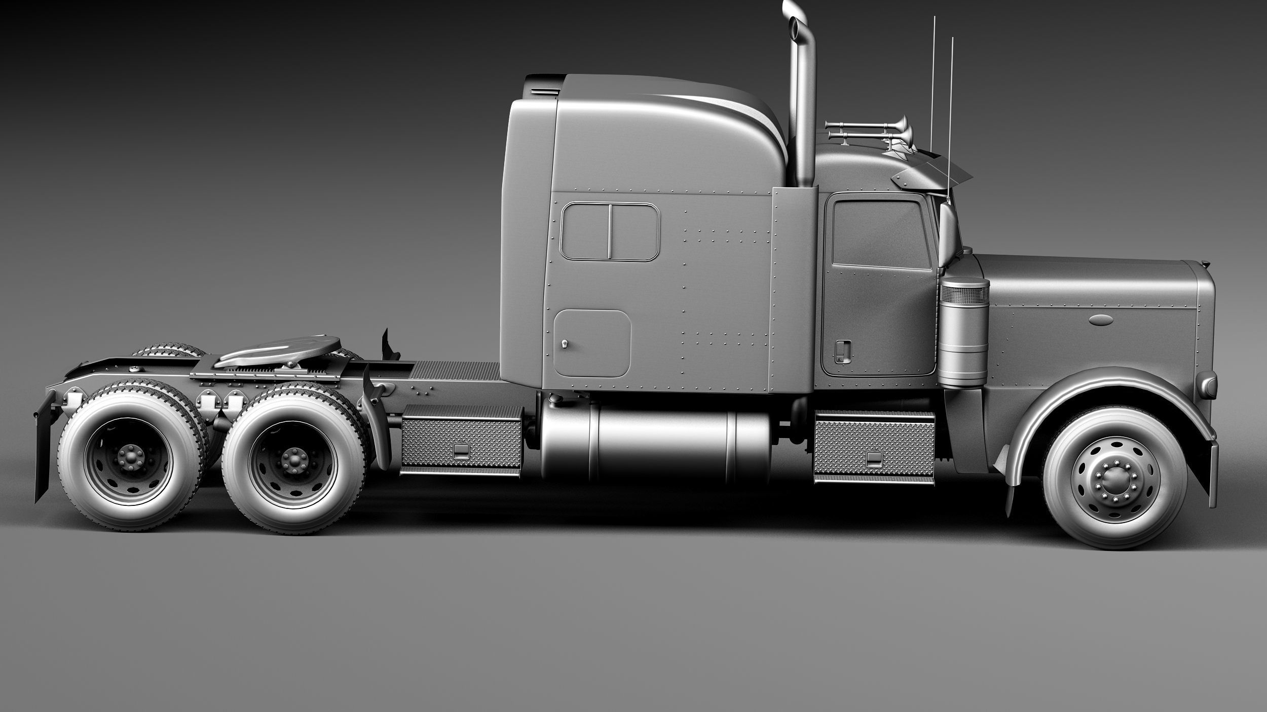 Peterbilt 389 Sleeper Cab 2015 3D model_14