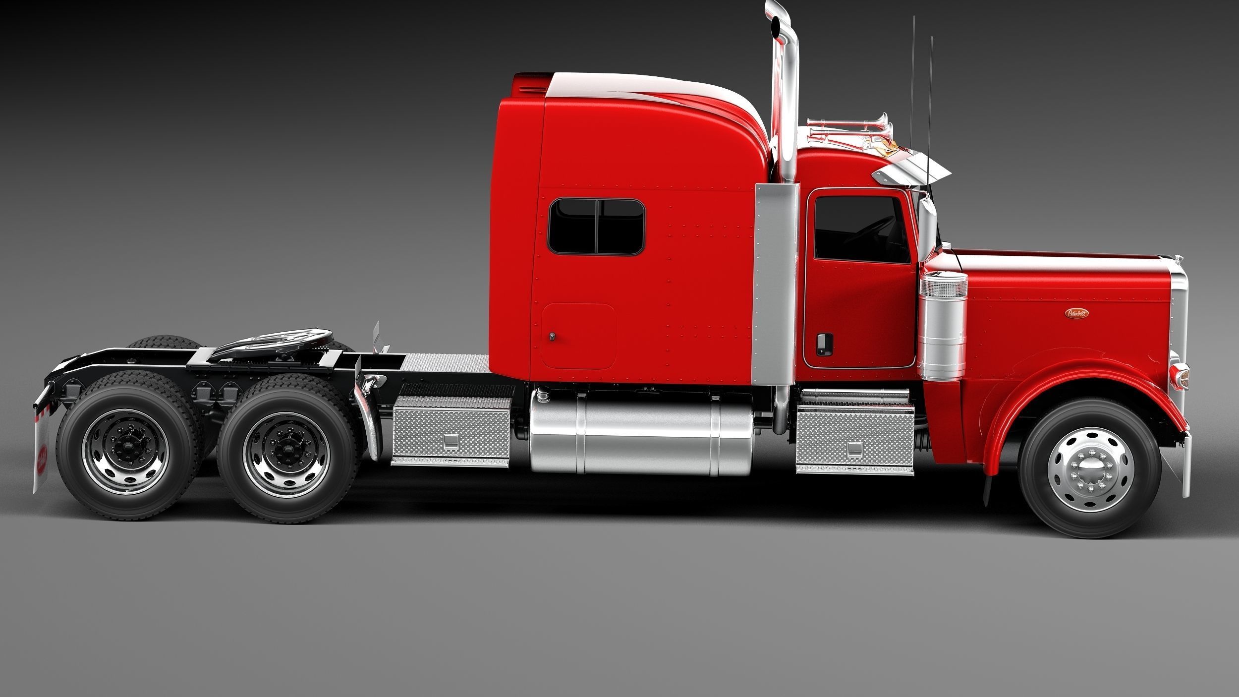 Peterbilt 389 Sleeper Cab 2015 3D model_6