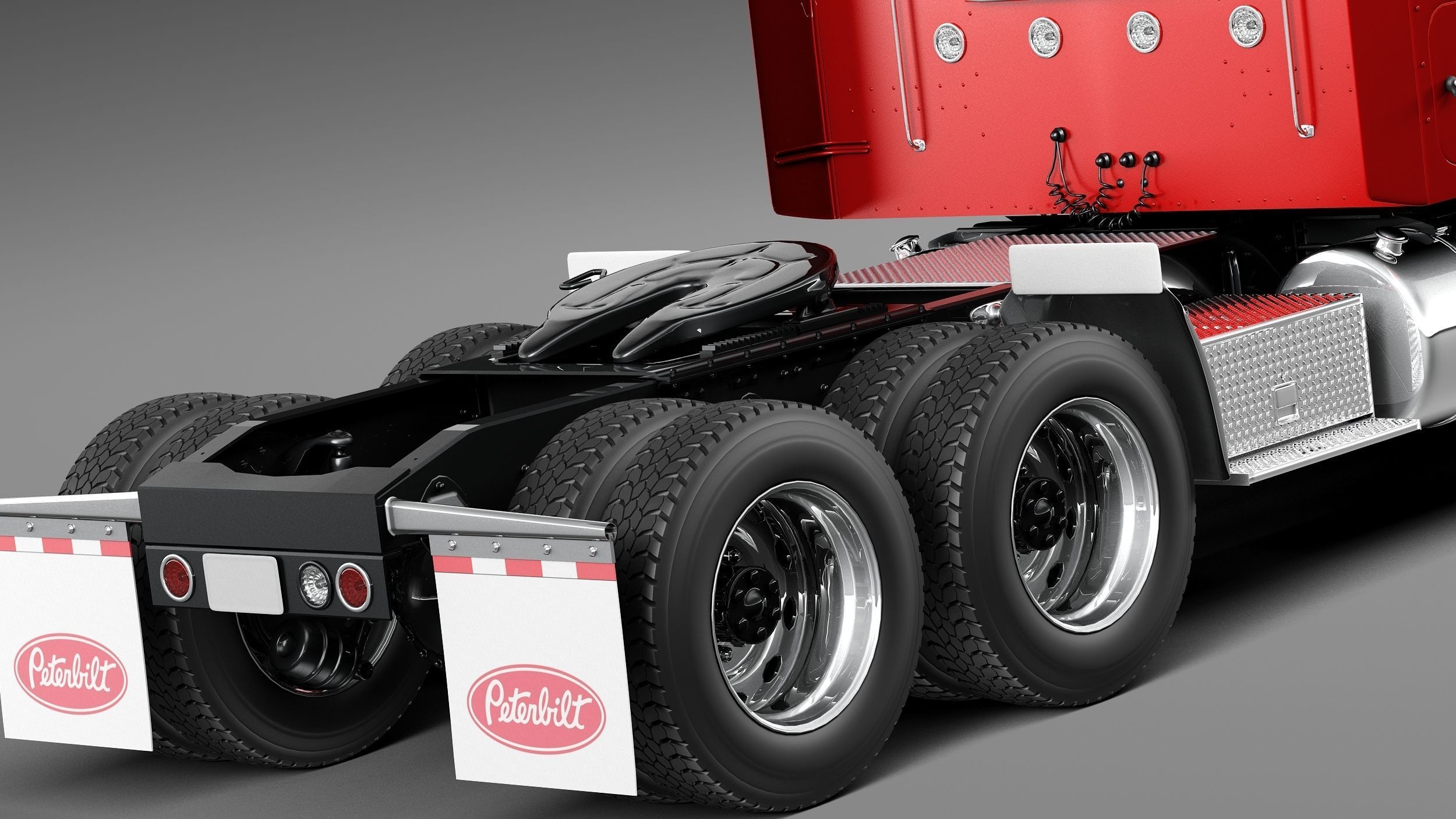 Peterbilt 389 Sleeper Cab 2015 3D model_3