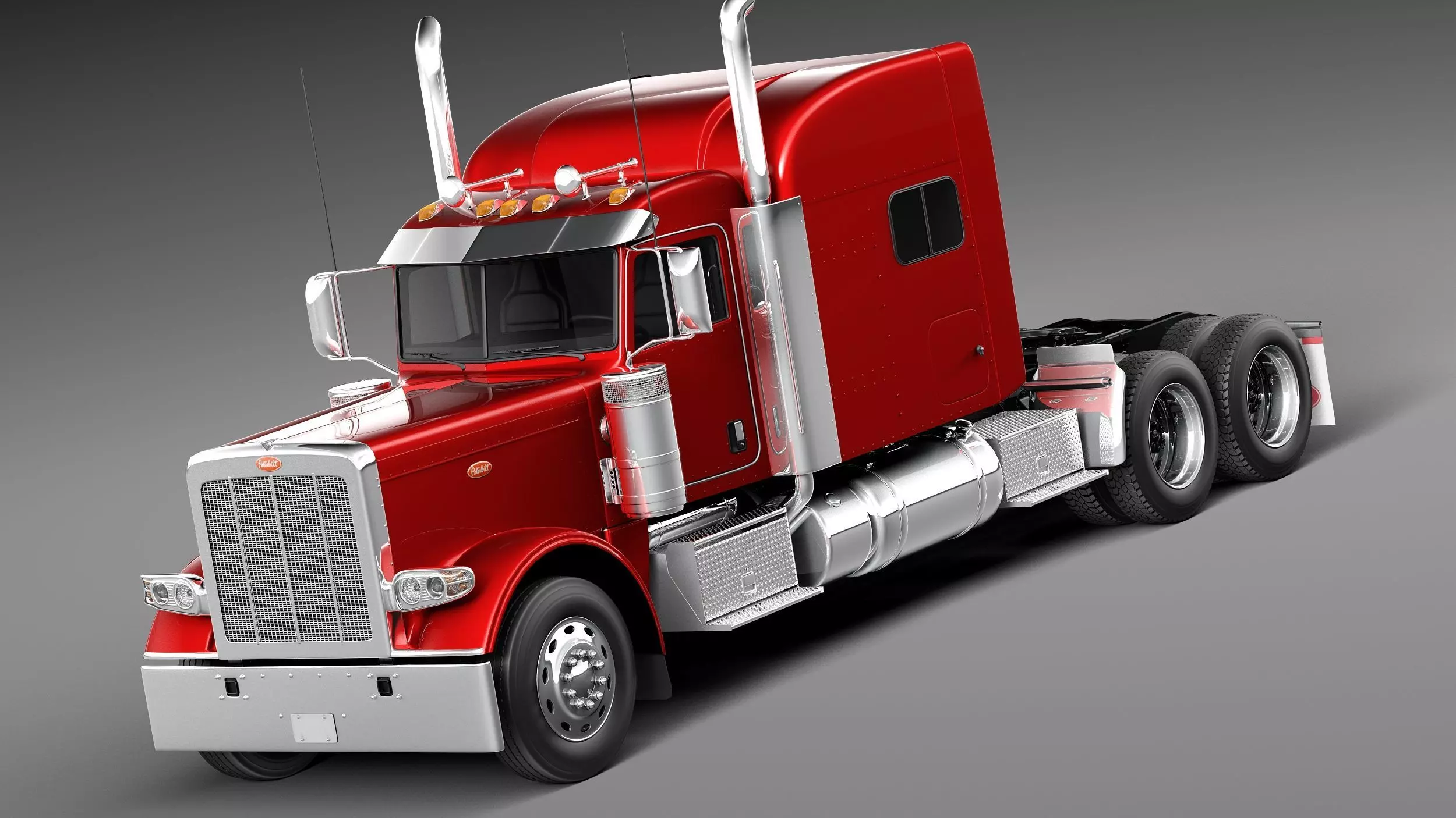 Peterbilt 389 Sleeper Cab 2015 3D model_0