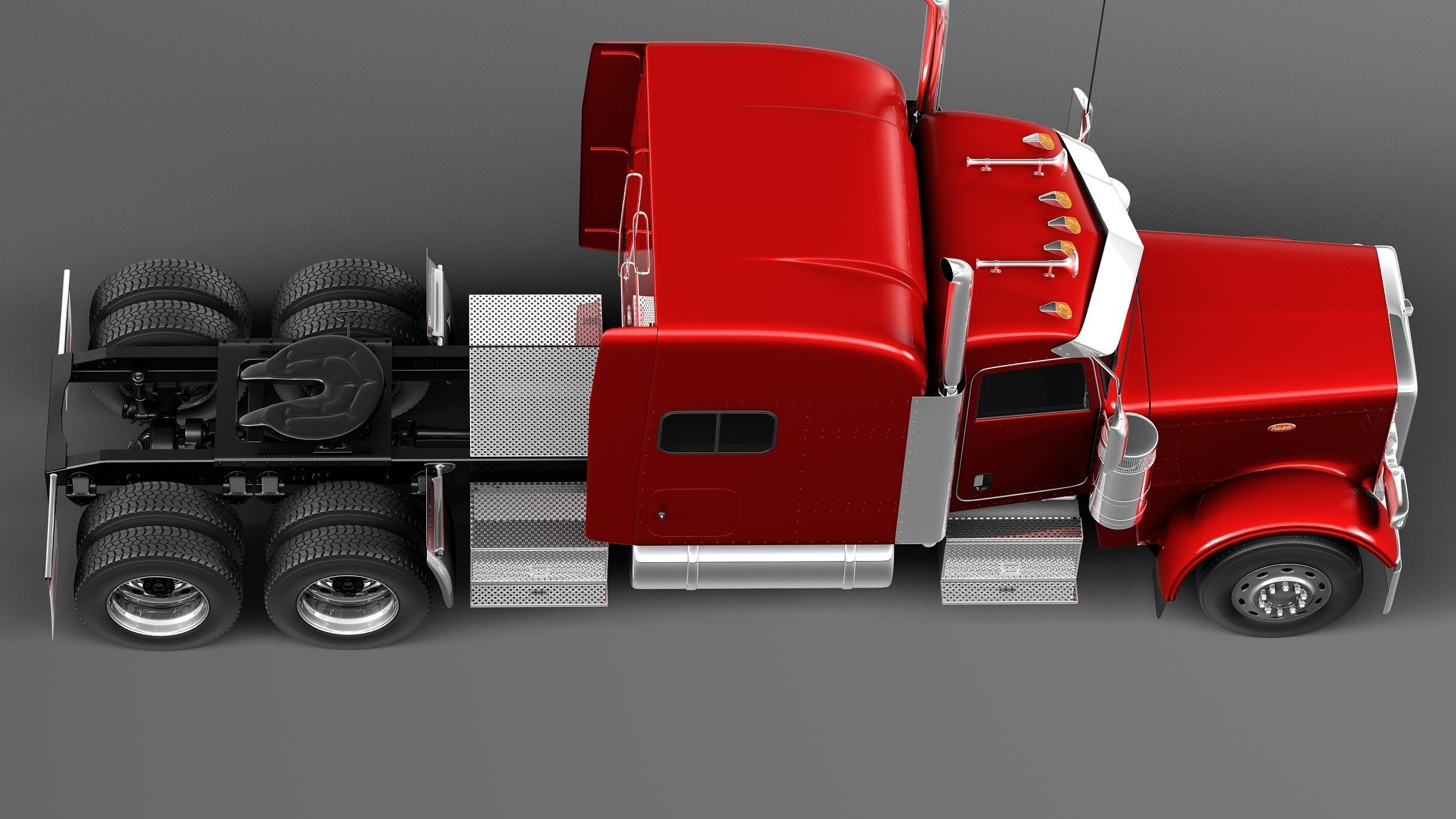 Peterbilt 389 Sleeper Cab 2015 3D model_7