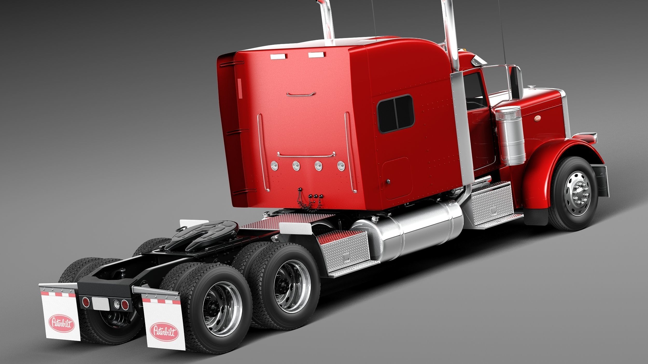 Peterbilt 389 Sleeper Cab 2015 3D model_4