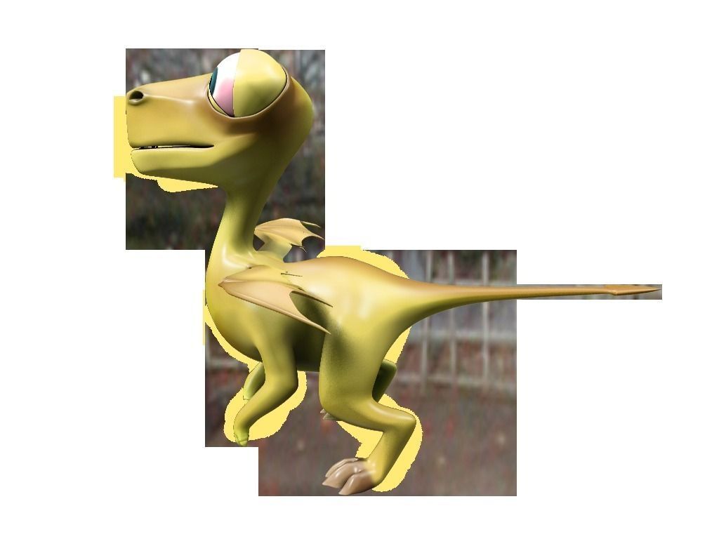 Baby Dragon 3D model_6
