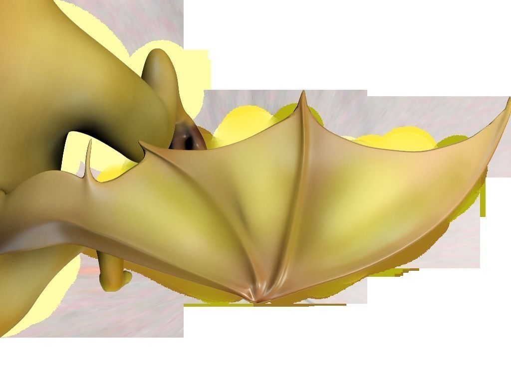 Baby Dragon 3D model_8