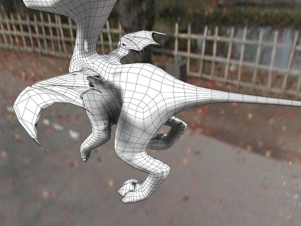 Baby Dragon 3D model_7