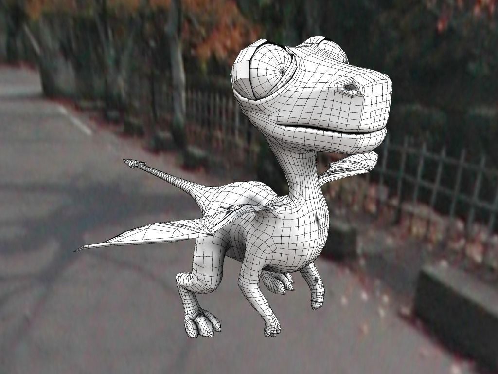 Baby Dragon 3D model_5
