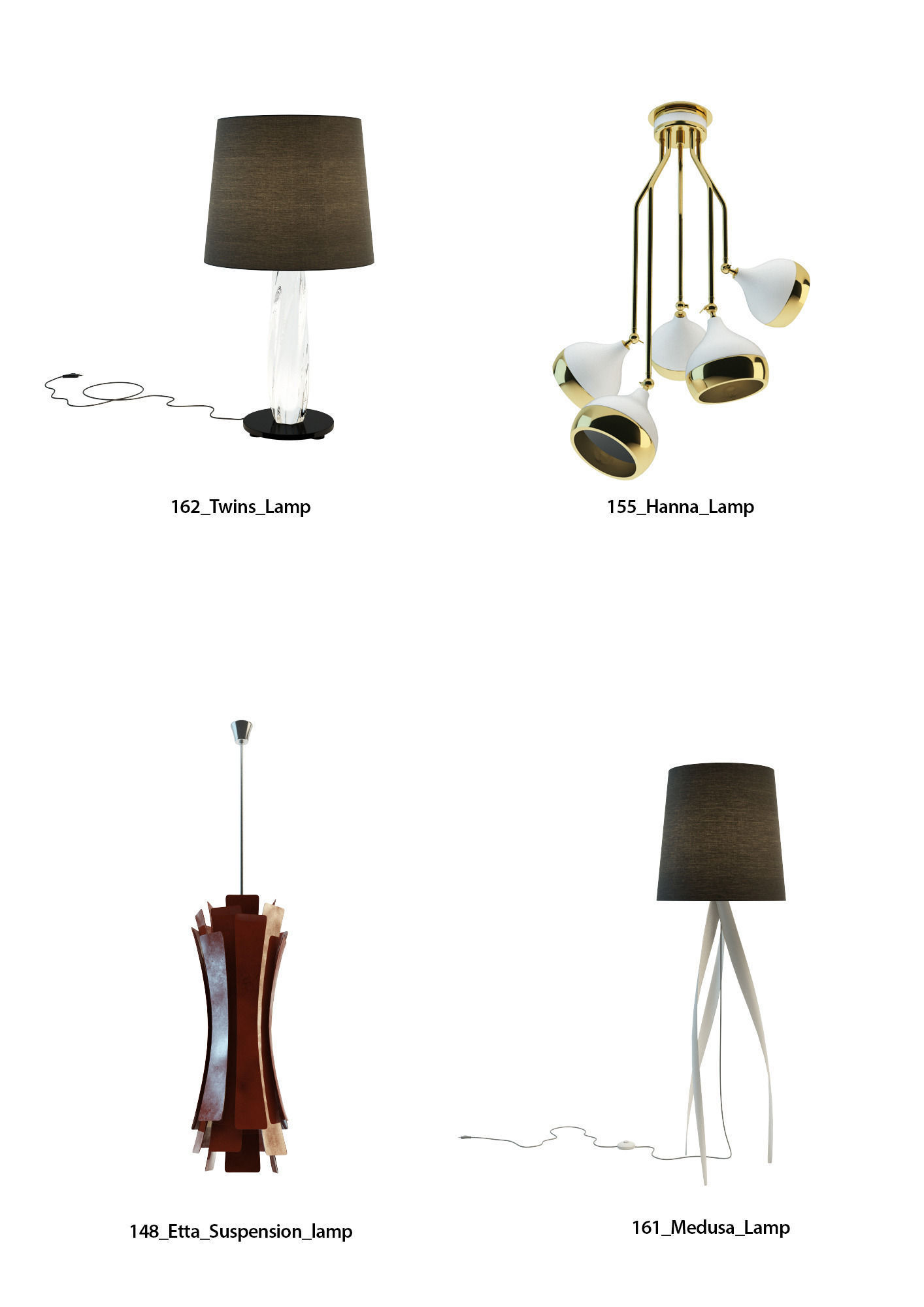 Lamp Package - 28 great looking Lamps 3D model_3