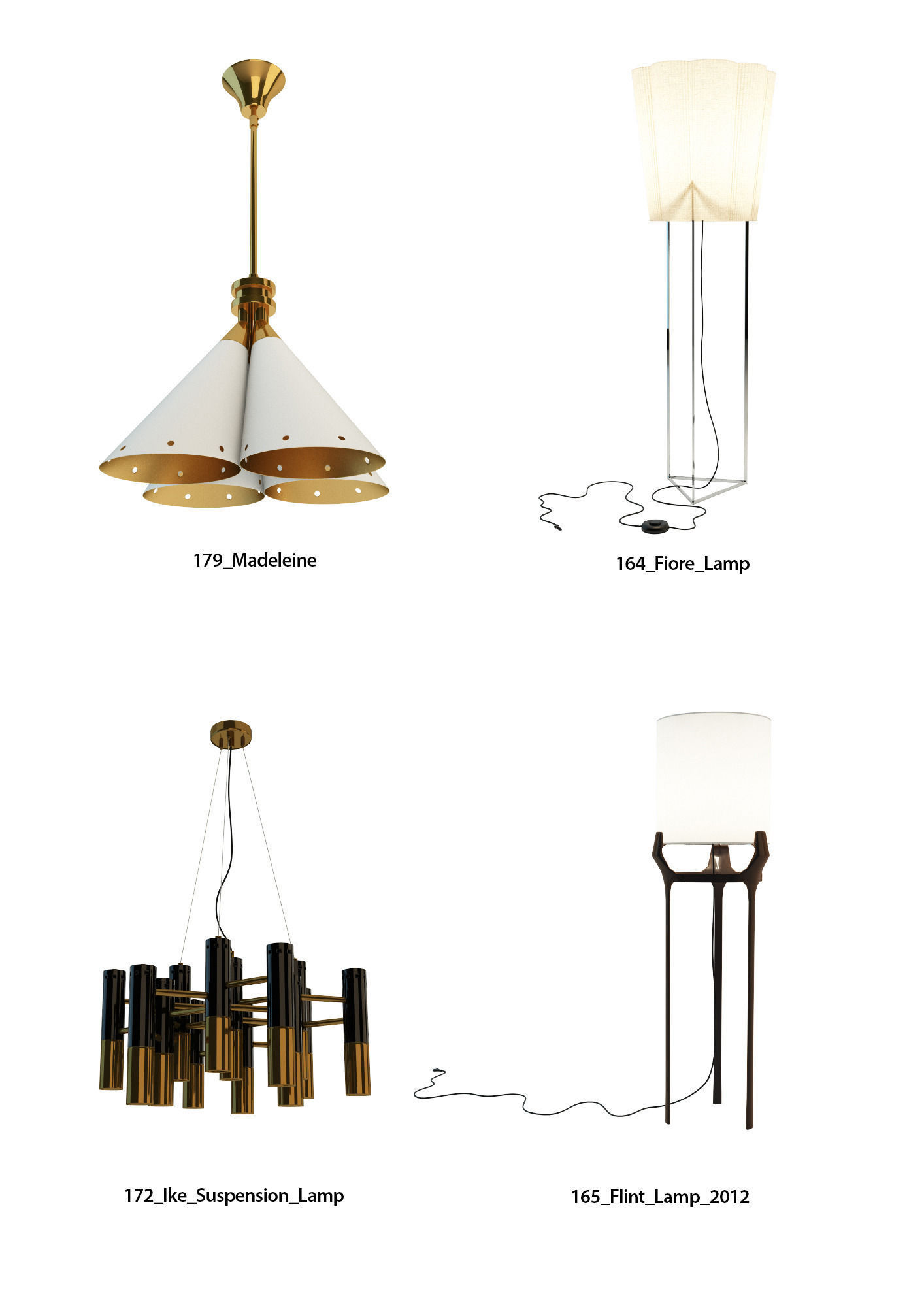 Lamp Package - 28 great looking Lamps 3D model_1