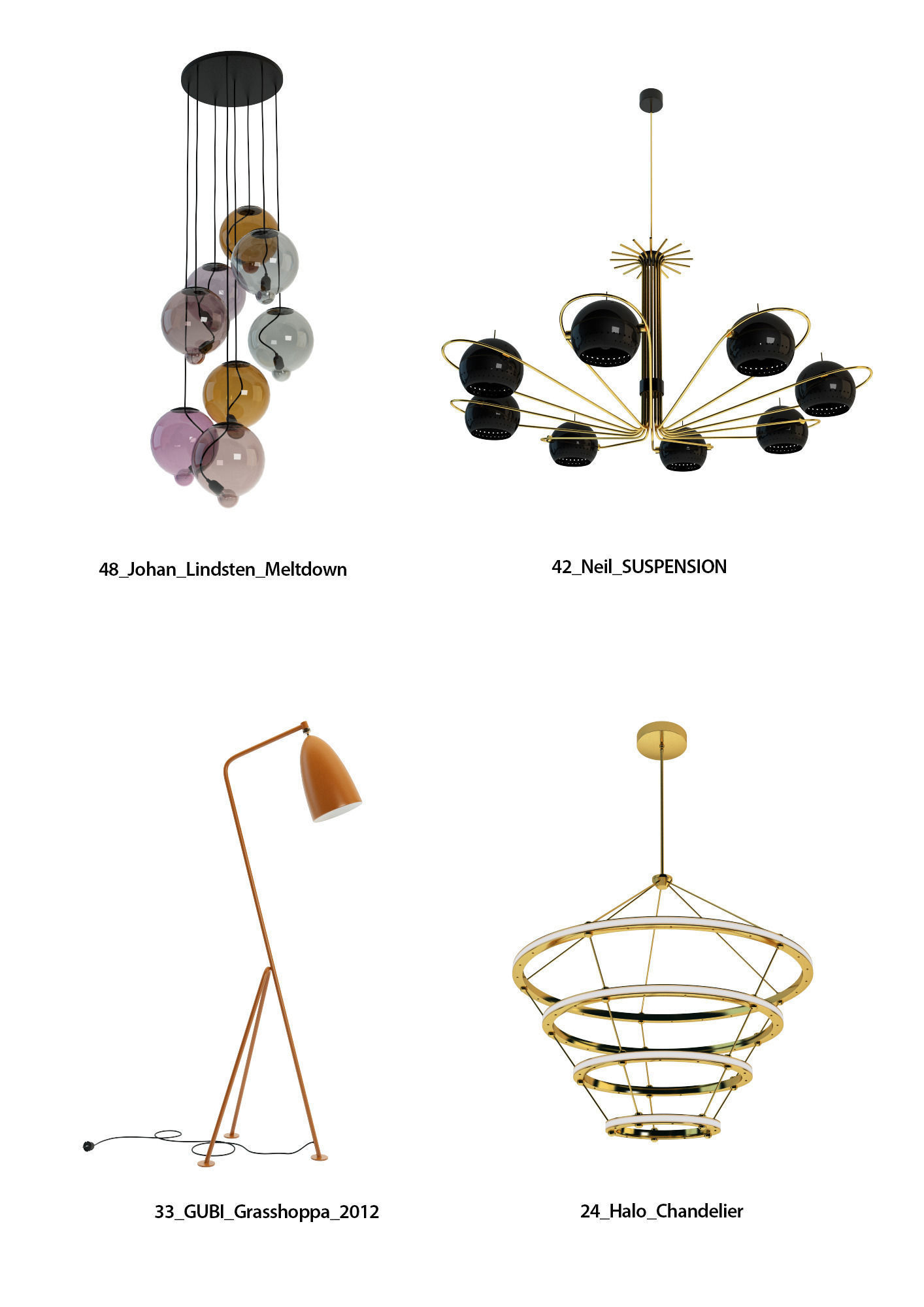 Lamp Package - 28 great looking Lamps 3D model_5