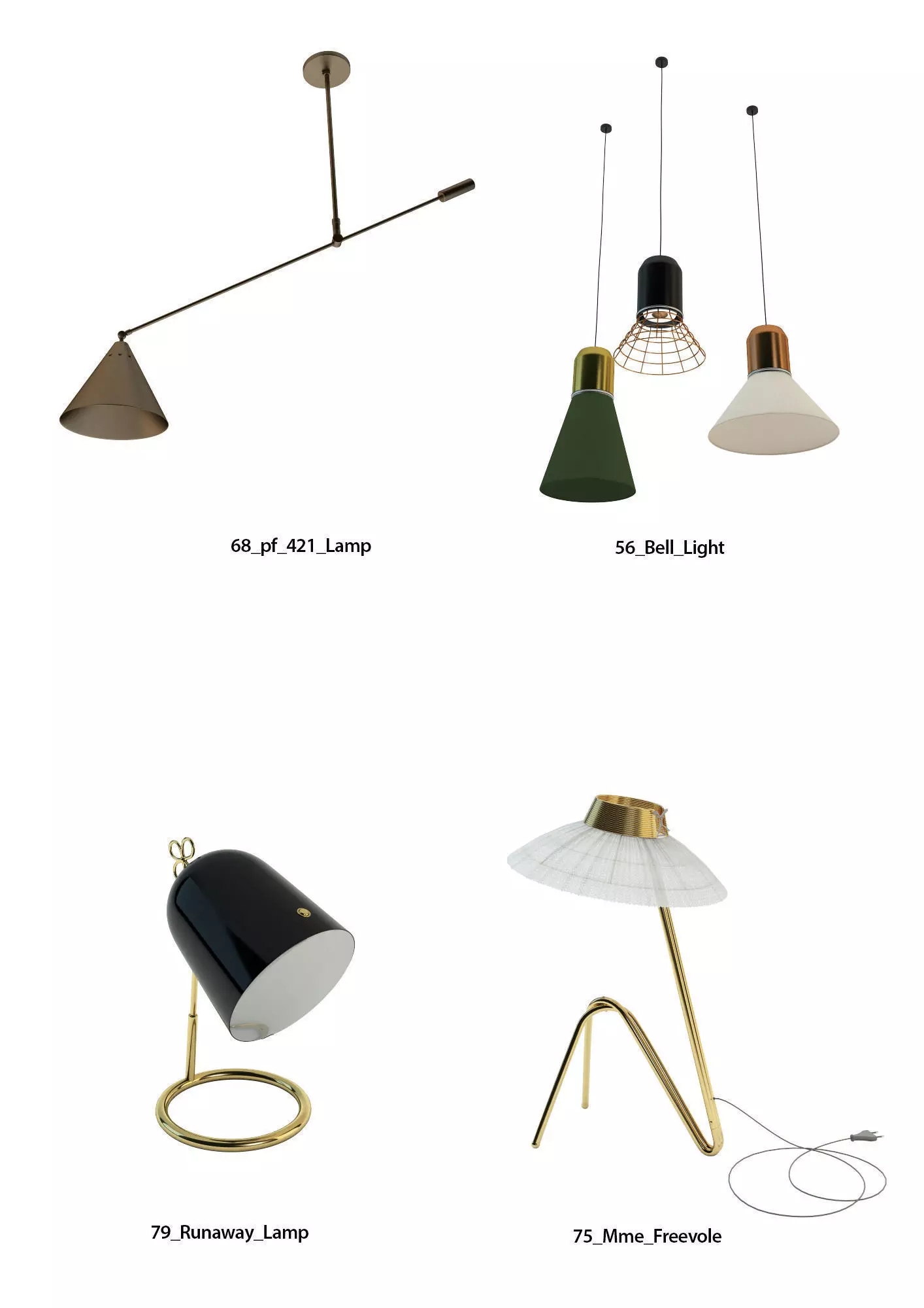 Lamp Package - 28 great looking Lamps 3D model_0