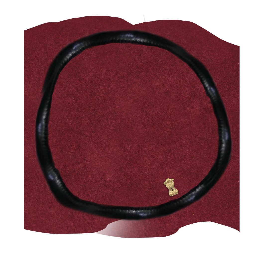 Soldier leather steering wheel cover Low-poly 3D model_2