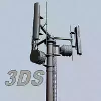 Cell Phone Tower 3D Model