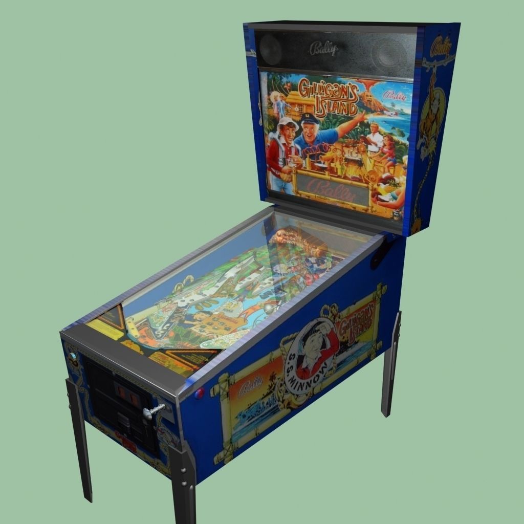 Pinball Machine Collection 3D Model 3D model_19