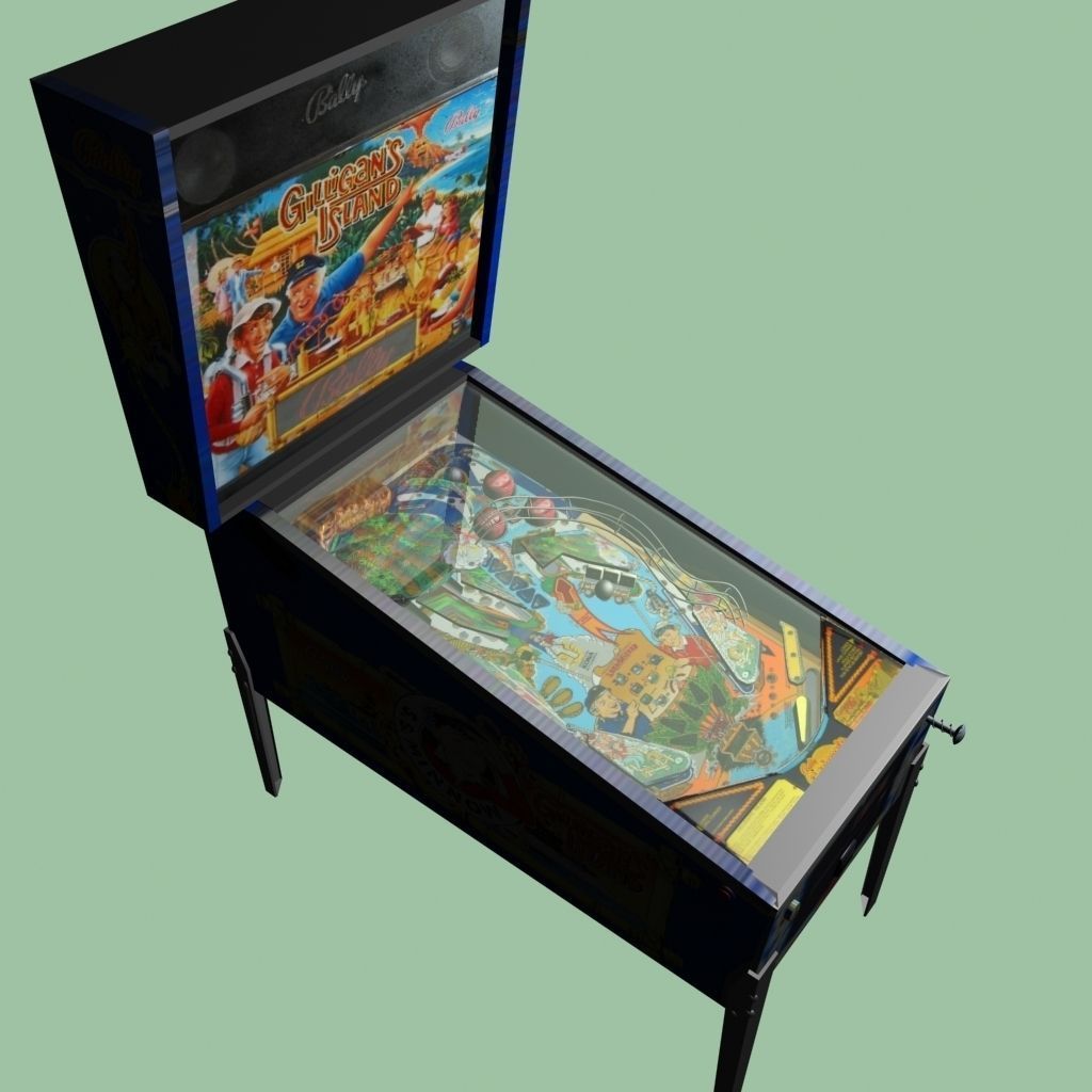 Pinball Machine Collection 3D Model 3D model_24