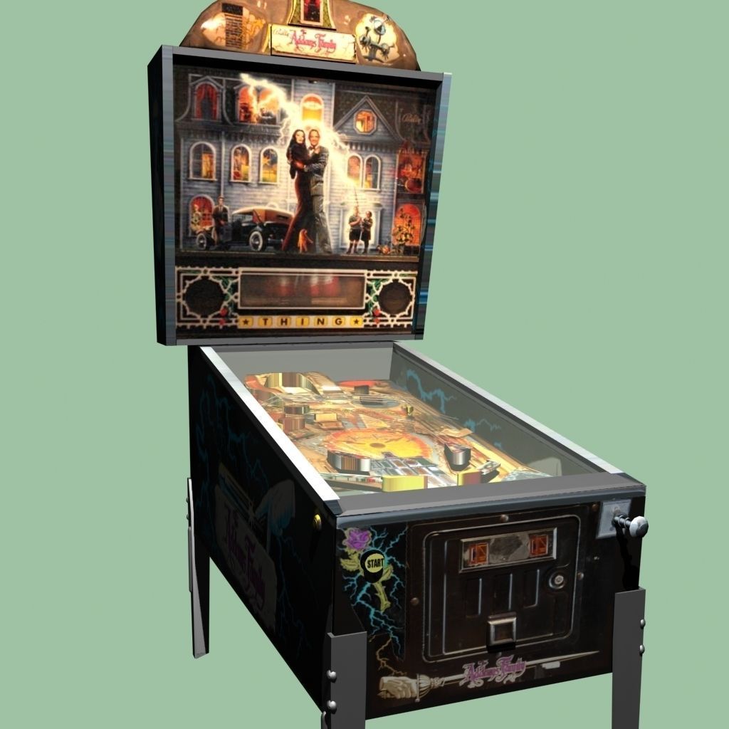 Pinball Machine Collection 3D Model 3D model_13