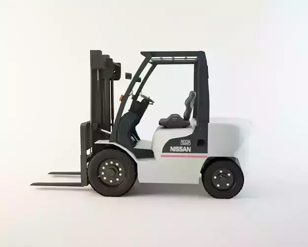 forklift truck 3D model