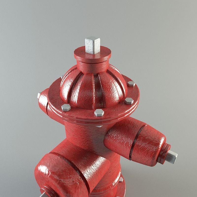 Water hydrant 3D model_8