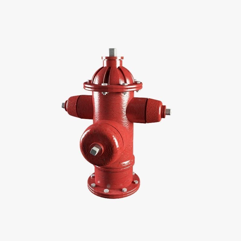 Water hydrant 3D model_7