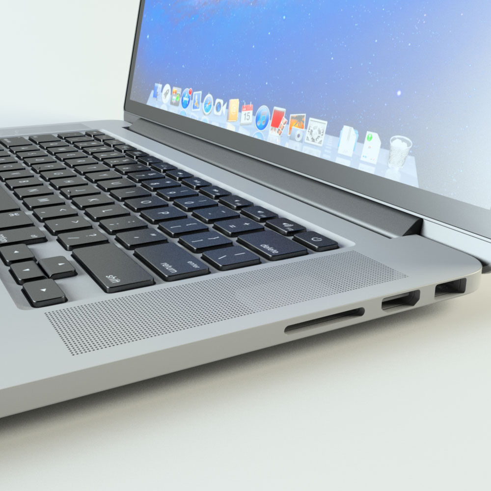 Mac Book Pro 3D model_4