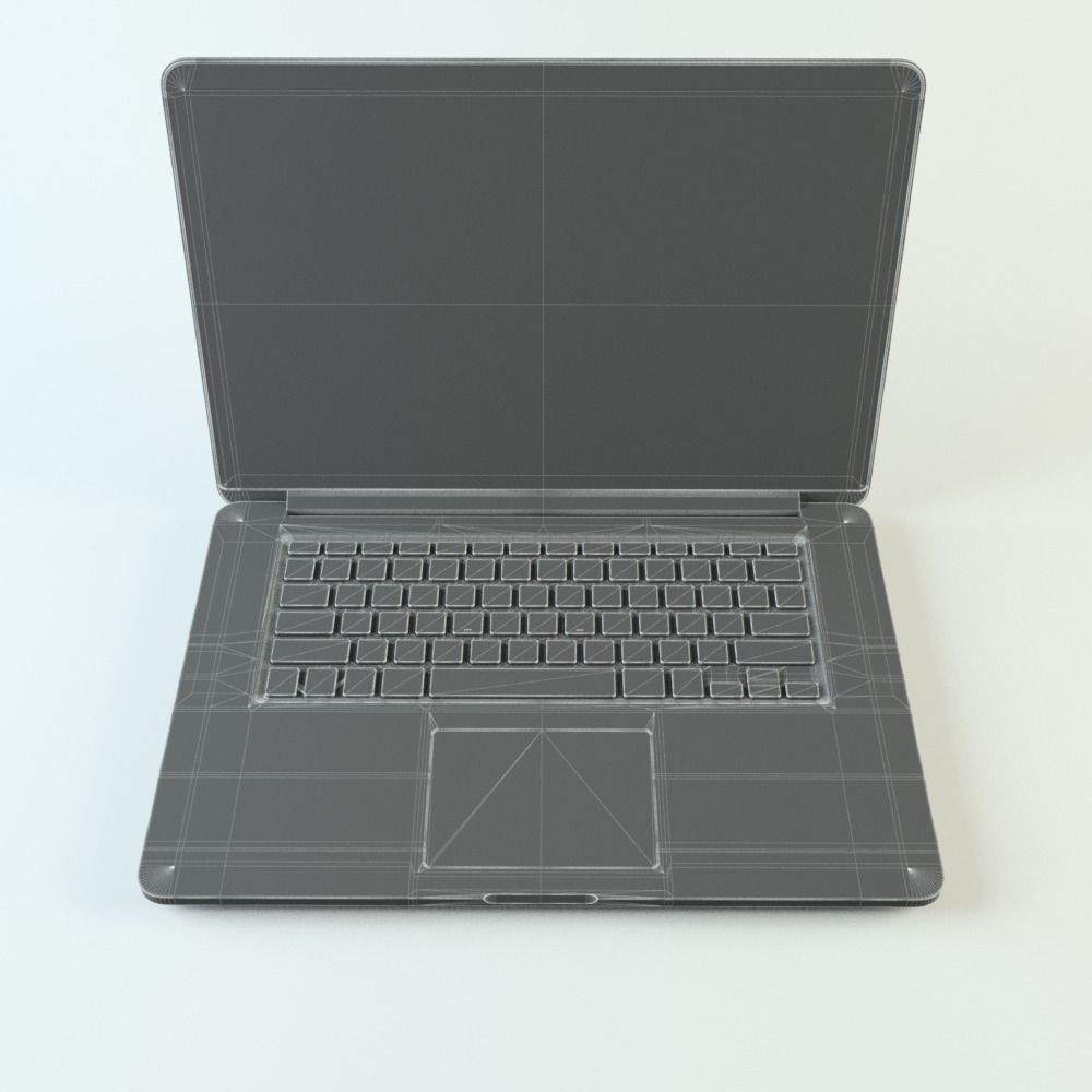 Mac Book Pro 3D model_13