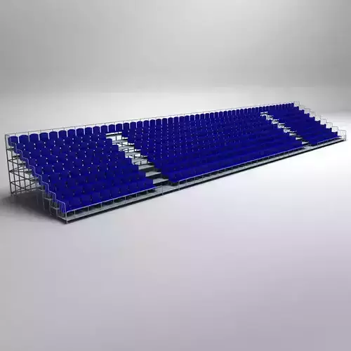 Stadium Seating Tribune 3D model