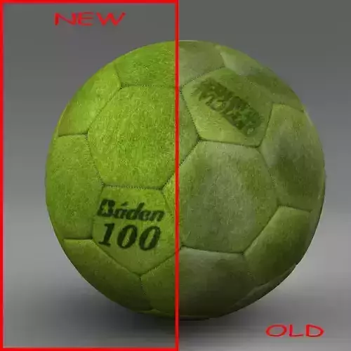 Soccer ball indoor baden Low-poly 3D model