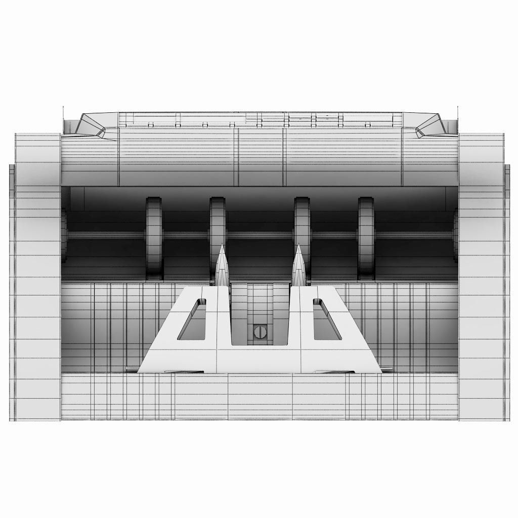 Money Counter Bank Machine 3D model_6